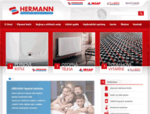 Tablet Screenshot of hermann.cz